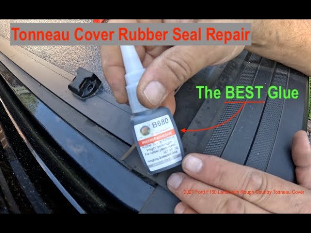 How do I fix/seal/repair my cracked tonneau cover vinyl? I live in a  powerful sun and dry environmental. My tonneau cover has developed bad  cracking at the folds. What is the best