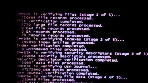 CHK DSK  80.REPARSE  66.AVI