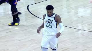 "Donovan Mitchell drills leaning 3 to FORCES OT"🕷🕷  Jazz vs Suns.