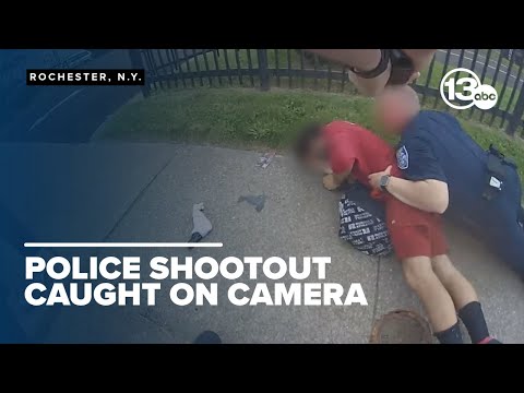 FULL VIDEO Dramatic Shootout Between Rochester Police Officers And Murder Suspect 