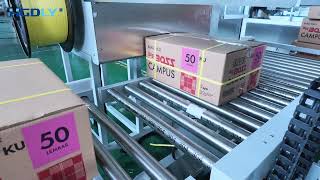 Automatic Carton Strapping Machine | Cross‑Pattern Strapping for Outer Carton Reinforcement