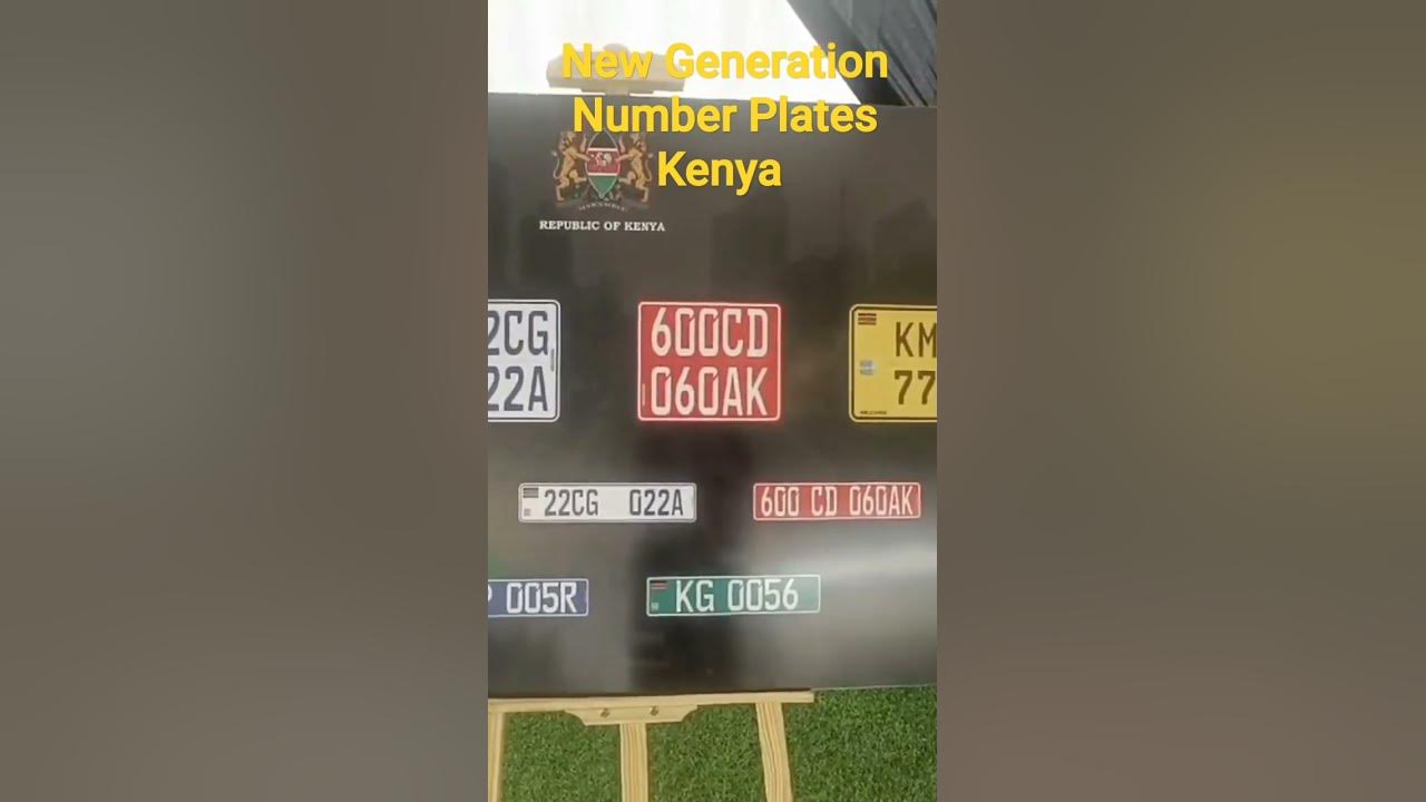 new-generation-number-plates-kenya-youtube