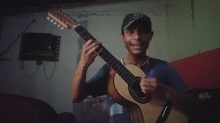 kaio viola tocando e cantando a música compadre conquistador do zé garoto e dimboré