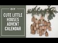 How to Make Cute Little Houses Advent Calendar