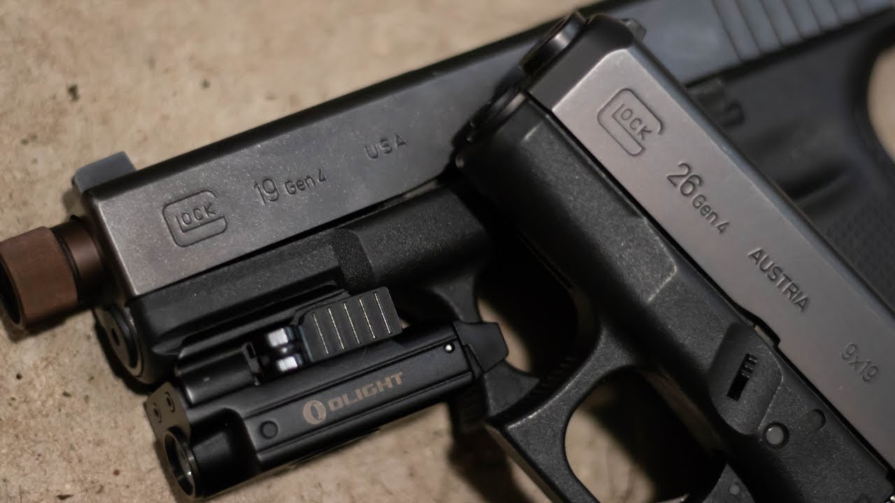 Glock 19 vs Glock 26 