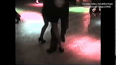 OSVALDO ZOTTO y GERALDINE ROJAS. Ao 1992