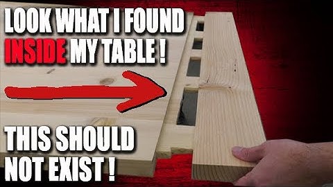 Clever idea makes wood tables last FOREVER