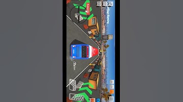 Modern bus parking | bus games | android & ios game play #shorts