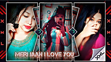 Meri Jaan I Love You Xml File 💕😘 || Alight Motion Presets Xml 🖤