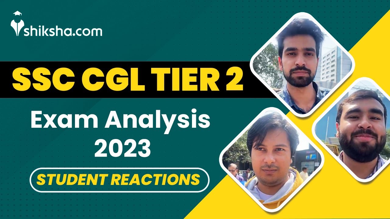 SSC CGL Tier 2 Exam Analysis 2023 - YouTube