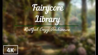 Some Libraries Feel Like Another World 📚 Fairycore Reading Nook  for Study, Focus & Relaxation | 4K screenshot 4