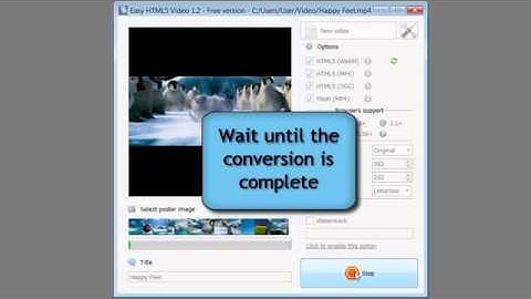 How to create HTML5 video in a few clicks