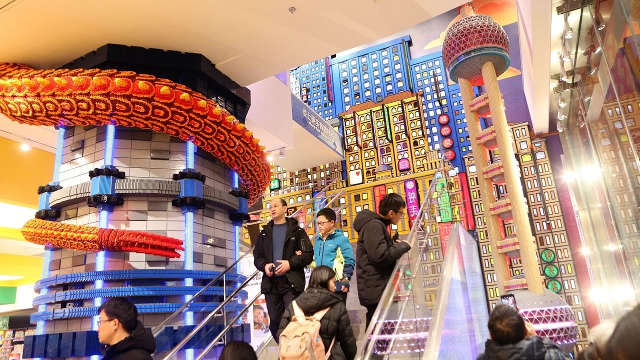 Inside LEGO Shanghai Flagship store