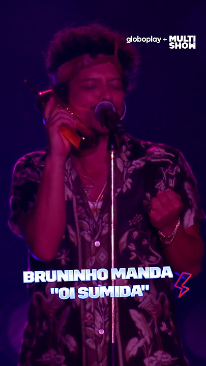 Bruno Mars manda um OI SUMIDA no #TheTown2023NoMultishow | The Town 2023 #shorts