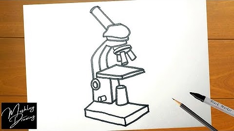 How to Draw Microscope Easy Step by Step