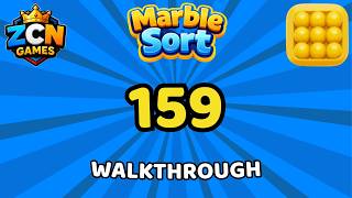 Marble Sort Level 159 Walkthrough (No Rocket) | Solution