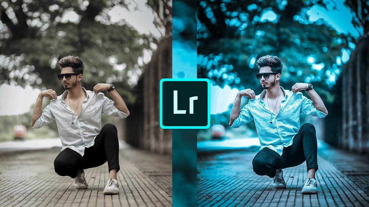 lightroom blue and aqua tone photo editing // lr photo editing // lr edit