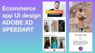 Adobe XD | Ecommerce Shop App UI Design