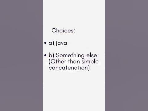 Guess the java output | Part 2 | Test your knowledge | Java test | Java ...