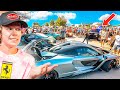 Taking 4 Hypercars To a Car Show! (Cops Were Pissed)