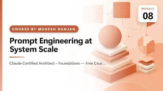 08. Prompt Engineering at System Scale — Claude Certified Architect – Foundations — Free Course