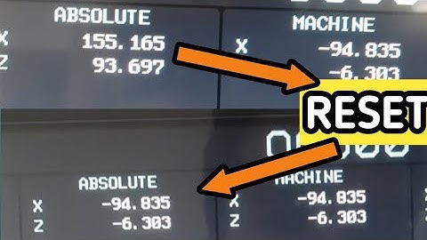 Tool Offset erase after pressing reset button |Fanuc Geometry offset cancel issue solved cnc turning