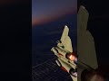 F-14 Tomcat Afterburner at Sunset | Stunning Evening Flight #aviation #aircraft #shorts