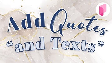 How to add Texts and Quotes as a Sticker or Widget in Planify Pro