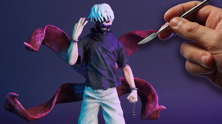 Sculpting KEN KANEKI | Tokyo Ghoul [ Timelapse ]