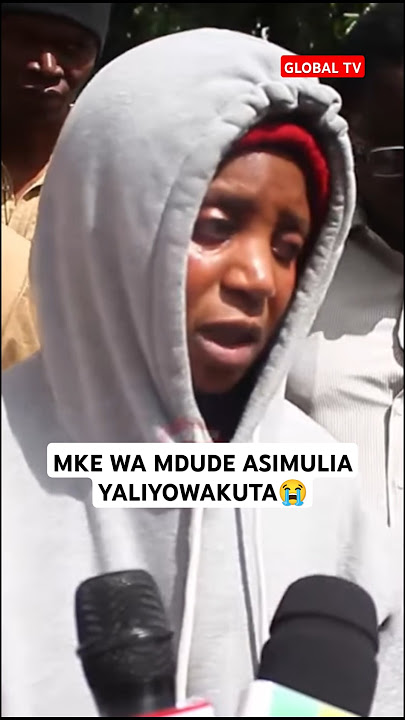 MKE WA MDUDE ASIMULIA YALIYOWAKUTA  USIKU😭 #mdude #polisi #breakingnews #globaltv #shorts