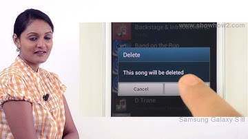 Samsung Galaxy S3 - Delete One Song Or Music - Preview