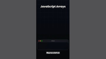 javascript arrays #shortsfeed #shortvideo #coding #shorts #javascript