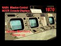 NASA Mission Control Console close-up view displays 1970 (PHILCO-Ford; Apollo MOCR Computer Houston)