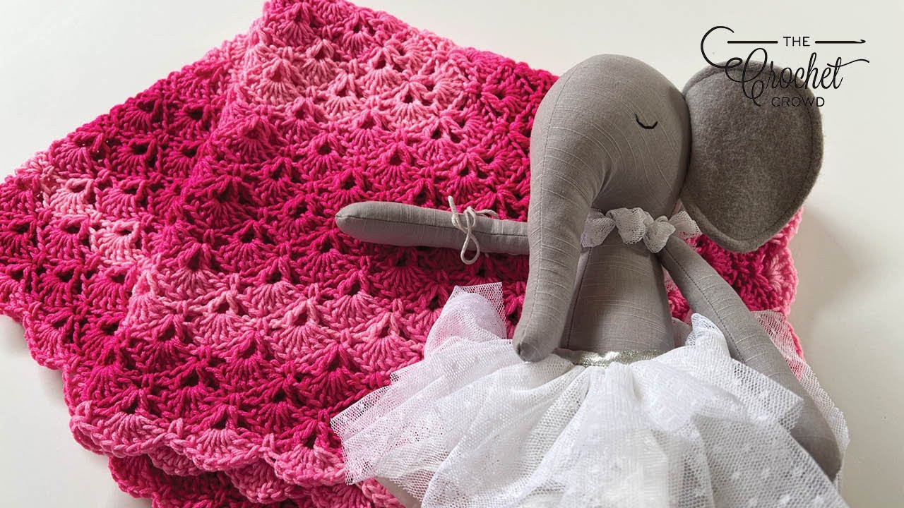 Easy Sea Shells Crochet Baby Blanket - YouTube