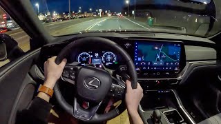 2024 Lexus TX 500h F Sport Performance - POV Night Drive (Binaural Audio)