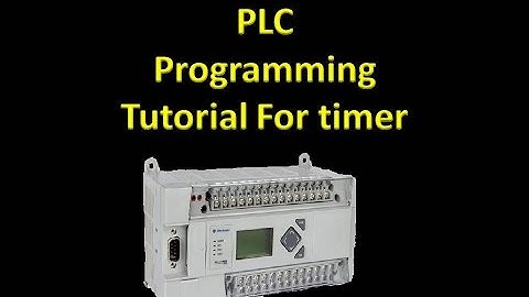 how to use on/off delay timer in plc ? hindi