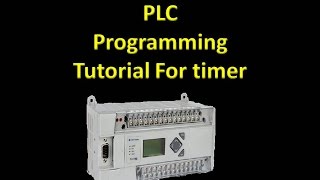 how to use on/off delay timer in plc  hindi