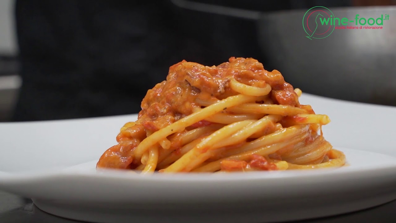 Amatriciana VIDEO RICETTA WineFood.it YouTube