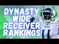 Dynasty Wide Receiver Rankings - 2021 Dynasty Fantasy Football