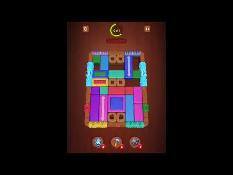 Wood Block Jam Levels 221-222-223-224-225-226-227-228-229-230