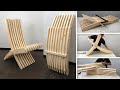 Silla Moderna Plegable Muy Bonita - Tutorial de Carpintería