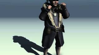 3DModels-Textures: Animated Fantasy Medieval Rich Citizen NPC Character