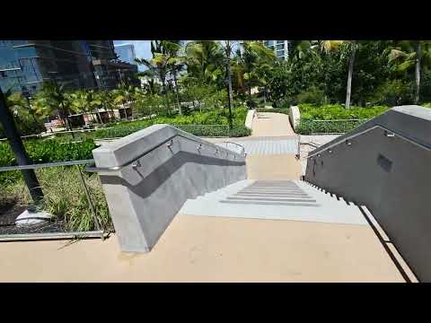 Ward Village Walking Bridge & Victoria Ward Park (Makai) – Kakaako Honolulu