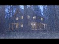 Forest Rain &amp; Thunderstorm Sounds – Relax Instantly on a Cozy Porch in the Woods