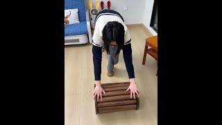 Have you ever seen a coffee table turn into a bench? Ladder turns into dining chair! Incredible! St