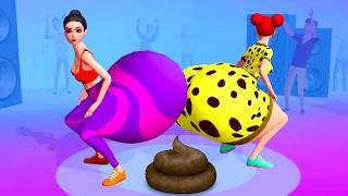 TWERK RACE 3D - Gameplay Walktrhough (iOS,Android) All Levels Latest Update Freeplay screenshot 1