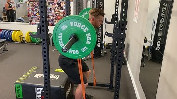 Band Box Squat | Demonstration \\ Mayhem Fitness