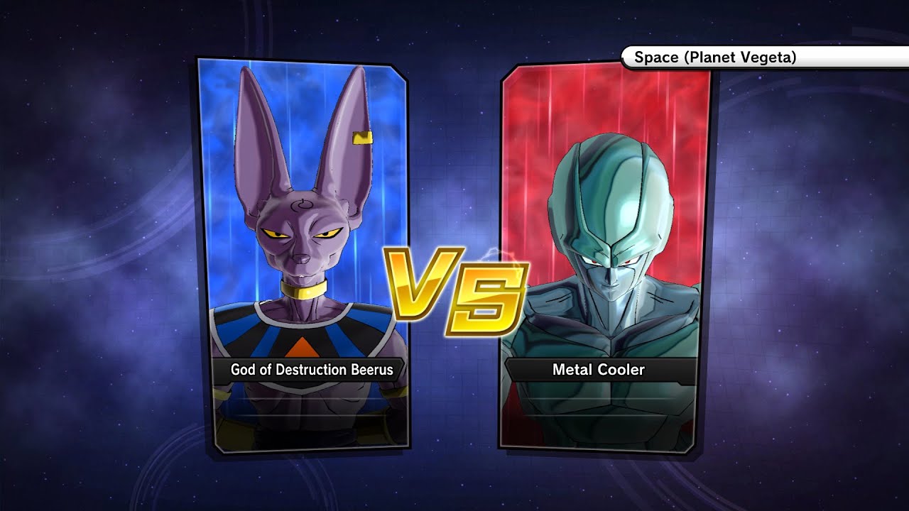 God Of Destruction Beerus vs Metal Cooler - Dragon Ball Xenoverse 2 ...