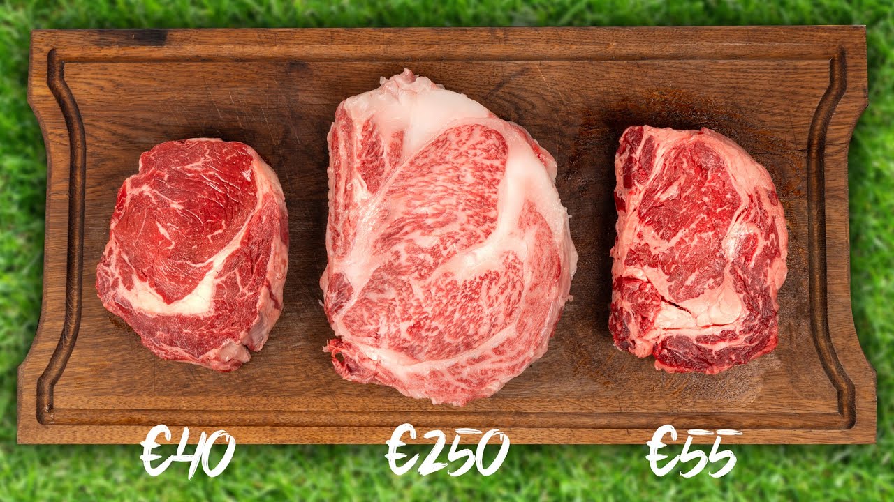 Wij probeerden 3 Ribeye steaks en DIT is wat wij ontdekten! €40 VS €250🥩 | Kolenboertje