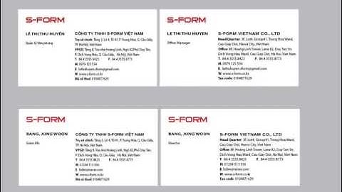 In Danh Thiếp, Business Card, Card Visit tại Hà Nội